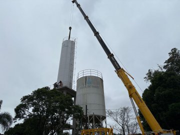 Água de Ivoti instala novos reservatórios de água em vários pontos da cidade