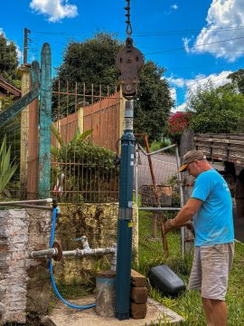 Poço de abastecimento do Jardim Panorâmico recebe nova bomba