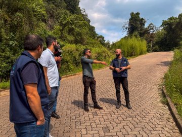Água de Ivoti recebe visita técnica para acompanhamento do estudo de concepção do esgotamento sanitário
