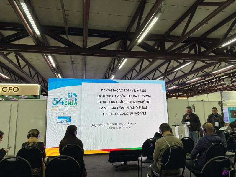 Água de Ivoti apresenta trabalho técnico no 54º Congresso da Assemae