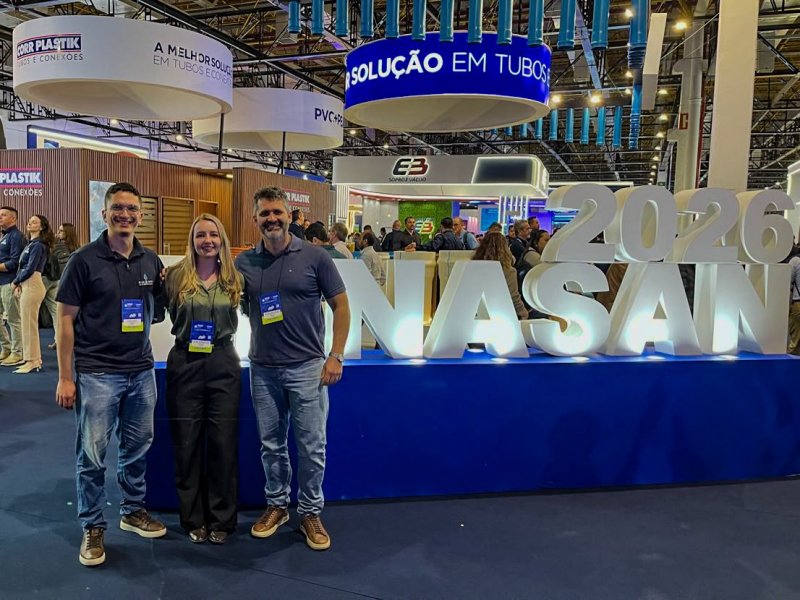 Equipe da Água de Ivoti participa da Fenasan 2026, o maior evento do setor de saneamento da América do Sul