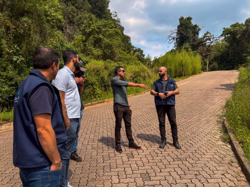 Água de Ivoti recebe visita técnica para acompanhamento do estudo de concepção do esgotamento sanitário